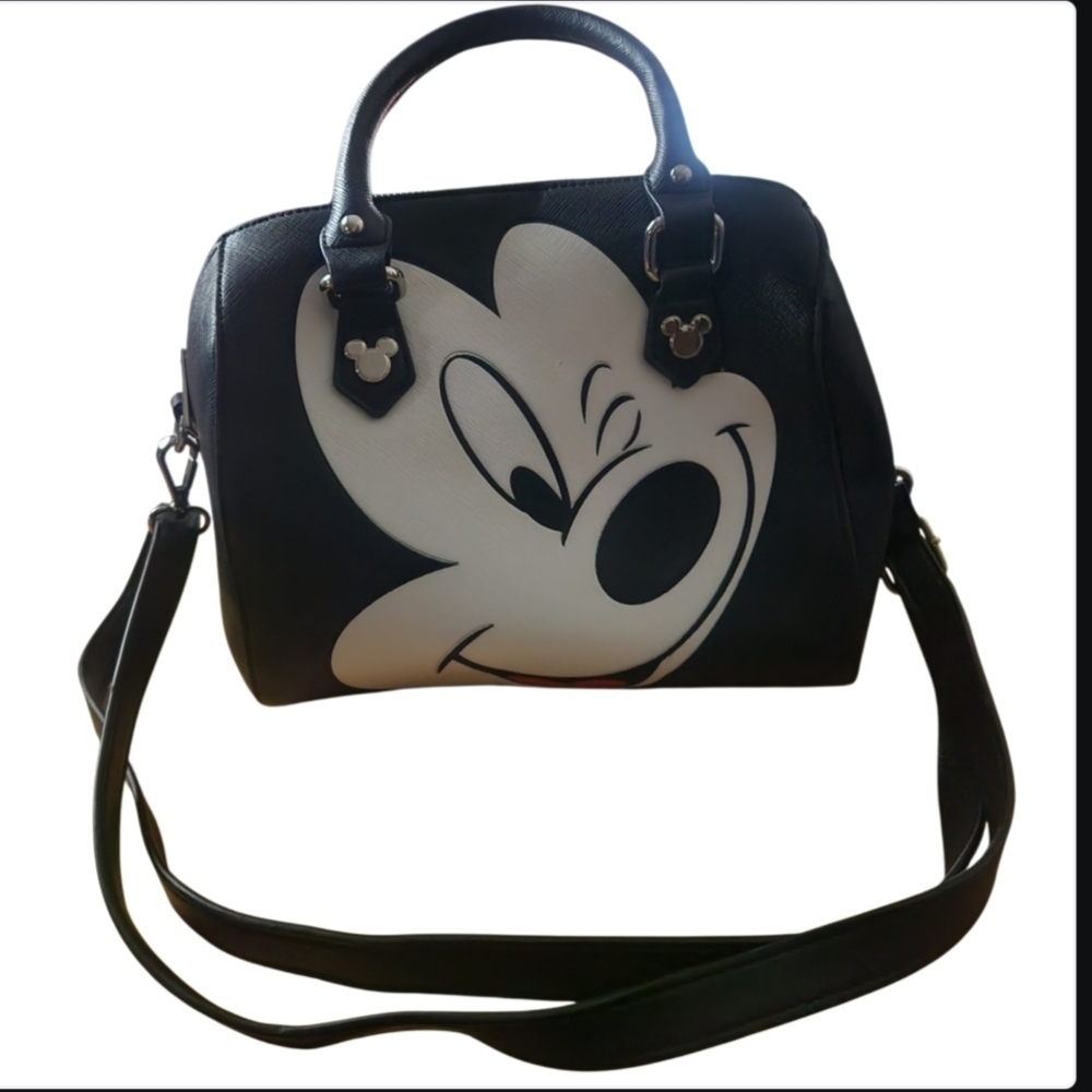 Loungefly Disney Mickey Mouse Debossed Barrel Bag - Retired